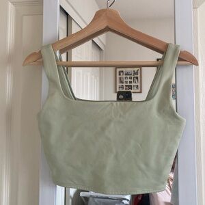 Reformation Ivy Ecostretch Cropped Tank XS Green